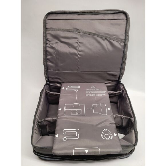 New ResMed AirSense 10 Dark Grey CPAP Travel Carry Case Bag w/ Dividers - Picture 3 of 5